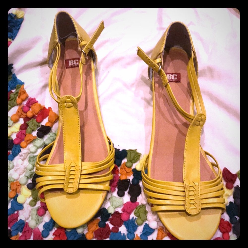 BC sandals , NWT . Never worn .